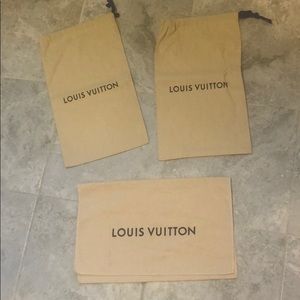 Louis Vuitton dust bags